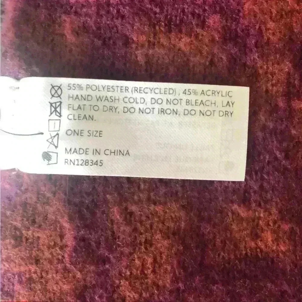 Athleta Morro Cozy Leopard Scarf in Dried Cinnamon - NWT - Picture 8 of 9
